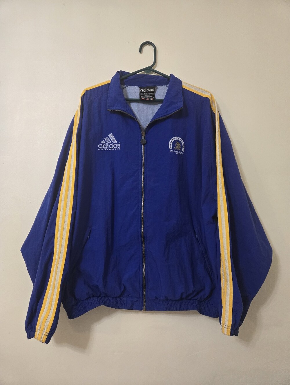 1996 XL Boston Marathon Jacket - Boston Athletic Assoc. Adidas Equiptment